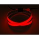 Red Electroluminescent (EL) Tape Strip - 100cm w/two connectors