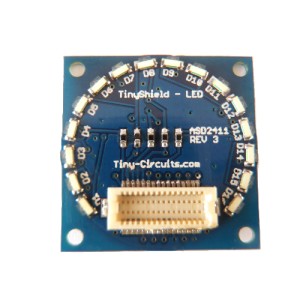 TinyShield 16 Edge LEDs - GREEN