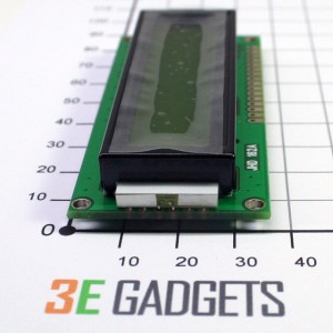 LCD 16x2 Characters with Green backlight