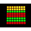 Small 1.2" 8x8 Bi-Color (Red/Green) Square LED Matrix - BL-M12A883DUG-1