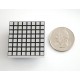 Small 1.2" 8x8 Bi-Color (Red/Green) Square LED Matrix - BL-M12A883DUG-11