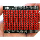 LoL Shield RED - A charlieplexed LED matrix kit for the Arduino - 1.5