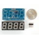 Adafruit 0.56" 4-Digit 7-Segment Display w/I2C Backpack - White -